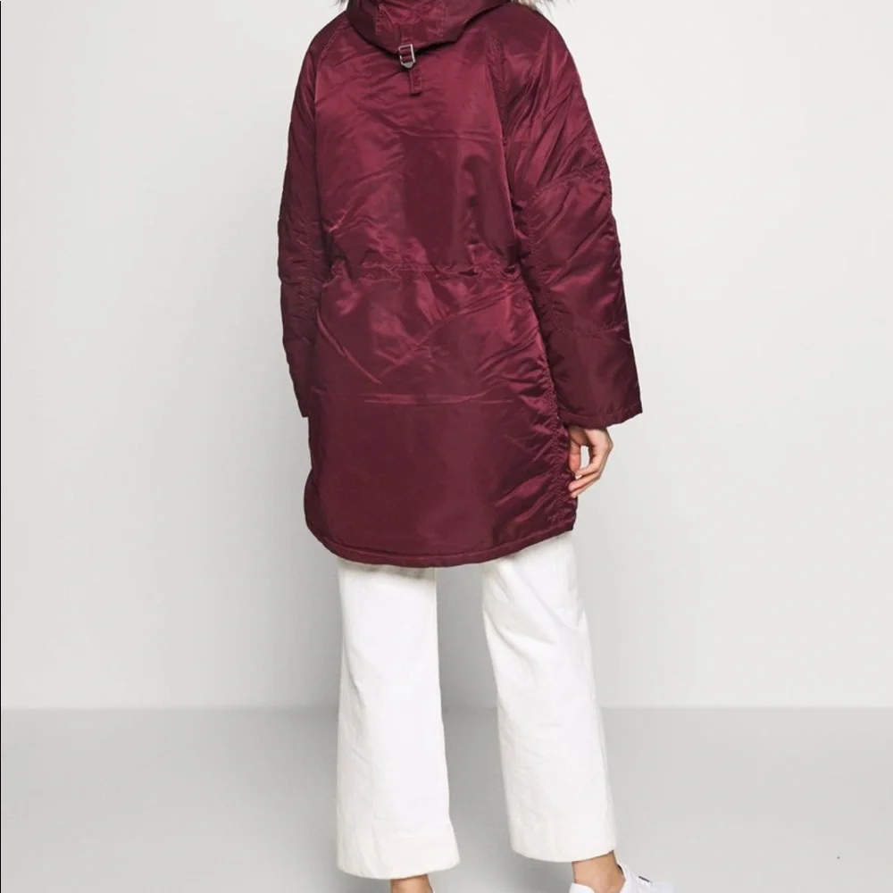 NWT!! American Eagle Maroon Winter Coat! - Picture 5 of 9